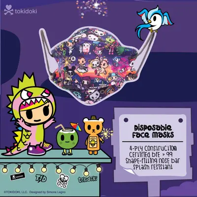 tokidoki - KF94 Disposable Mask KAWAII CONFECTIONS