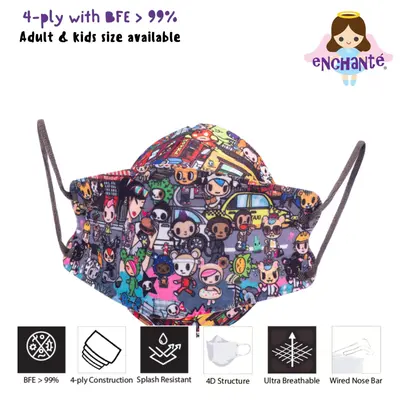 tokidoki New York City Disposable Mask