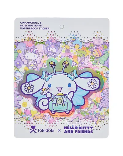 tokidoki x Hello Kitty and Friends Butterfly Garden Cinnamoroll & Daisy Butterfly Sticker