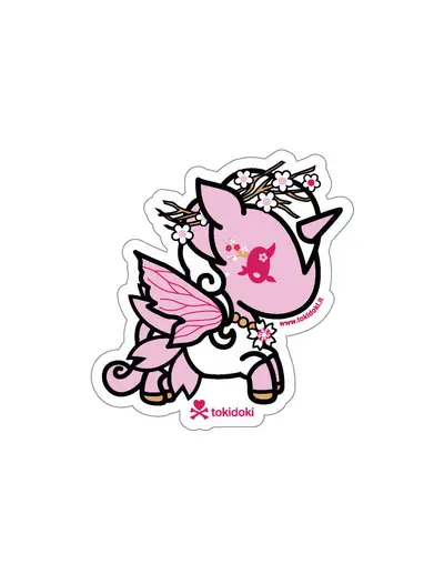 Sakura Fairy Unicorno Die Cut Sticker