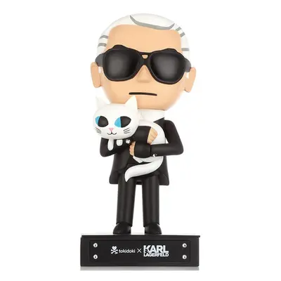 Karl Lagerfield and Ms. Choupette