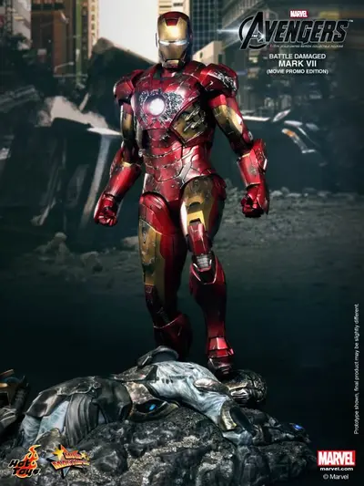 MMS 196 Iron Man Mark VII (Battle Damaged Version)