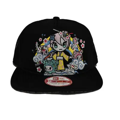 Rainbow Sprinkles Mesh Trucker, Black