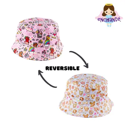 tokidoki Unicorn & Cakes Reversible Bucket Hat