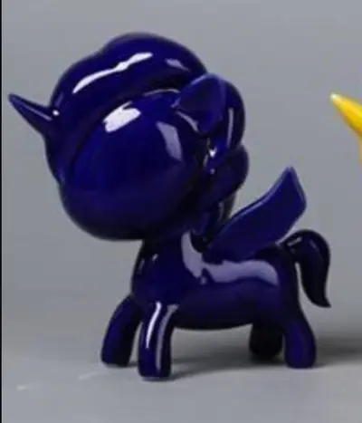 Porcelain Unicorno Blue
