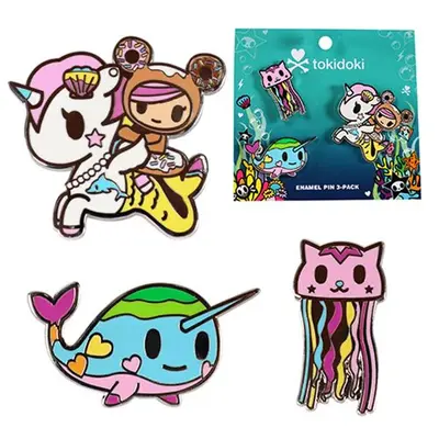 tokidoki - Sea Punk Enamel Pin 3-Pack