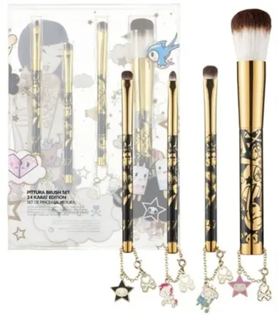 Sephora 24 Karat Edition Pittura 4 pc Brush Set