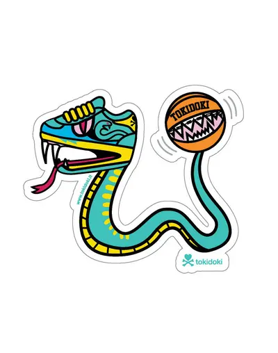 Sneaker Snake Die Cut Sticker
