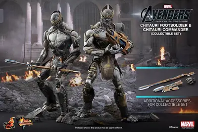 MMS 228 Chitauri Commander & Footsoldier