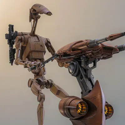MMS 887 Battle Droid & STAP